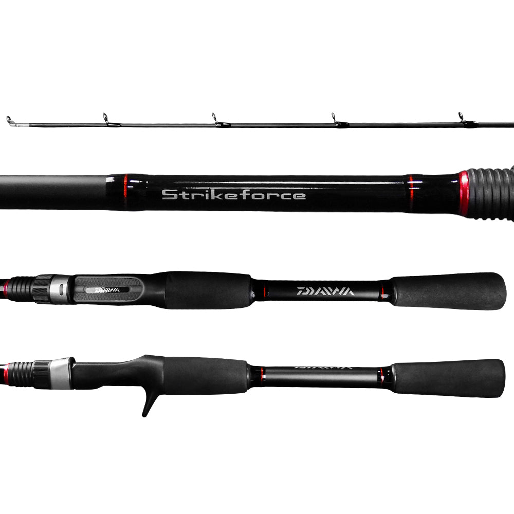 Vara de Pesca Daiwa Strikeforce SFS-602MHRS-BR 25lbs 1,83m - Molinete (2 partes) - Brk Fishing