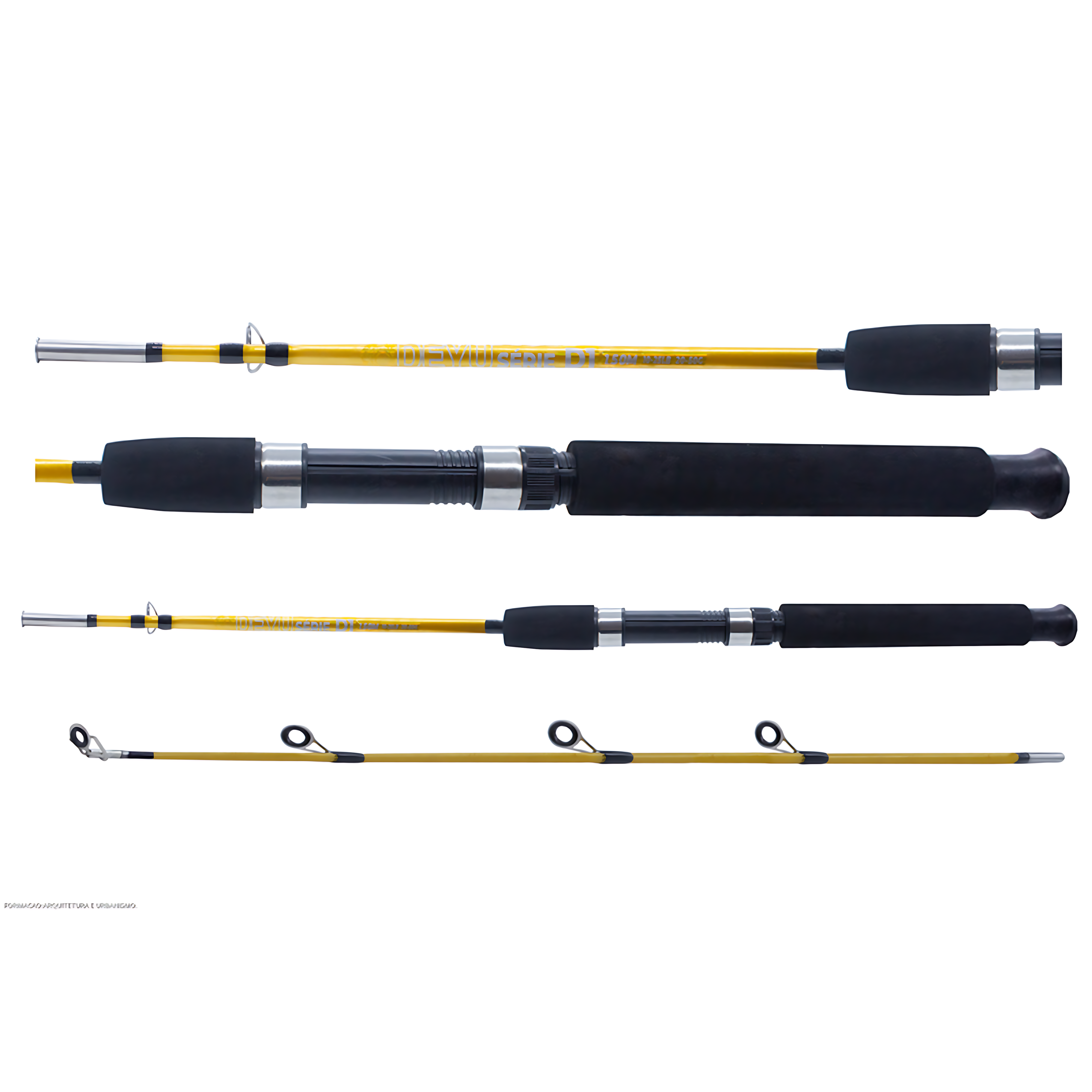 Vara de Pesca Deyu Max Bull MB-SFS1352M 17lbs 1,35m - Molinete (2 partes) - Brk Fishing
