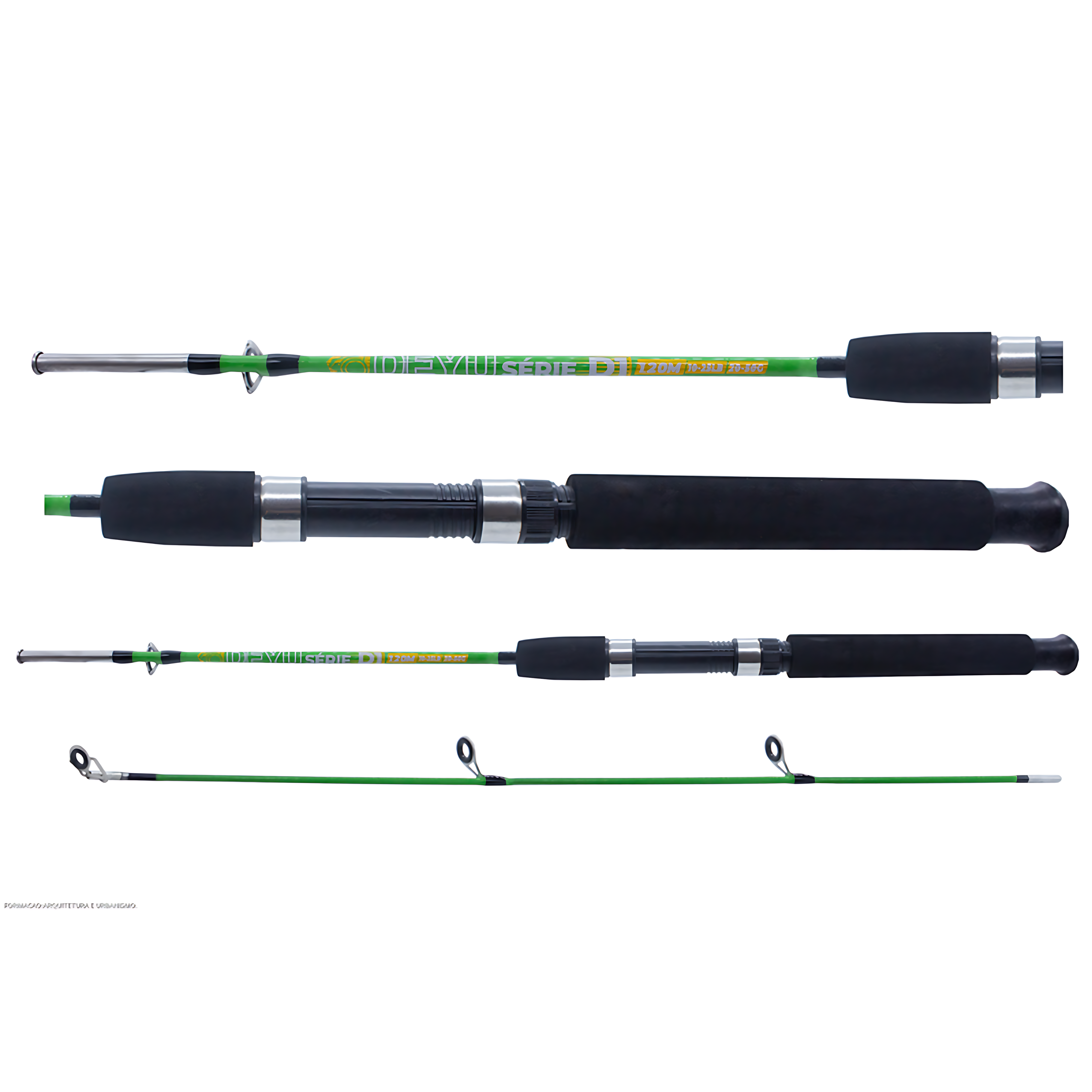 Vara de Pesca Deyu Max Bull MB-SFS1352M 17lbs 1,35m - Molinete (2 partes) - Brk Fishing