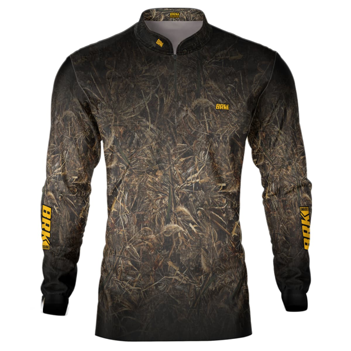 Camisa de Pesca Brk Camuflada Floresta com Proteção Solar UV50+ - Brk Fishing