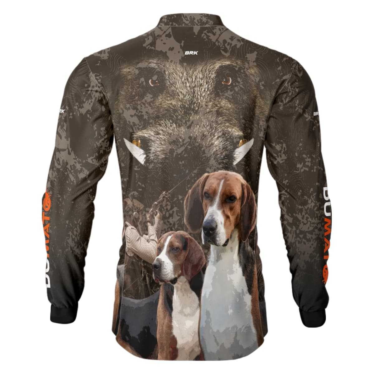Camisa Agro Brk DuMato 2.0 FoxHound Javali Camo com Proteção Solar UV50+ - Brk Fishing