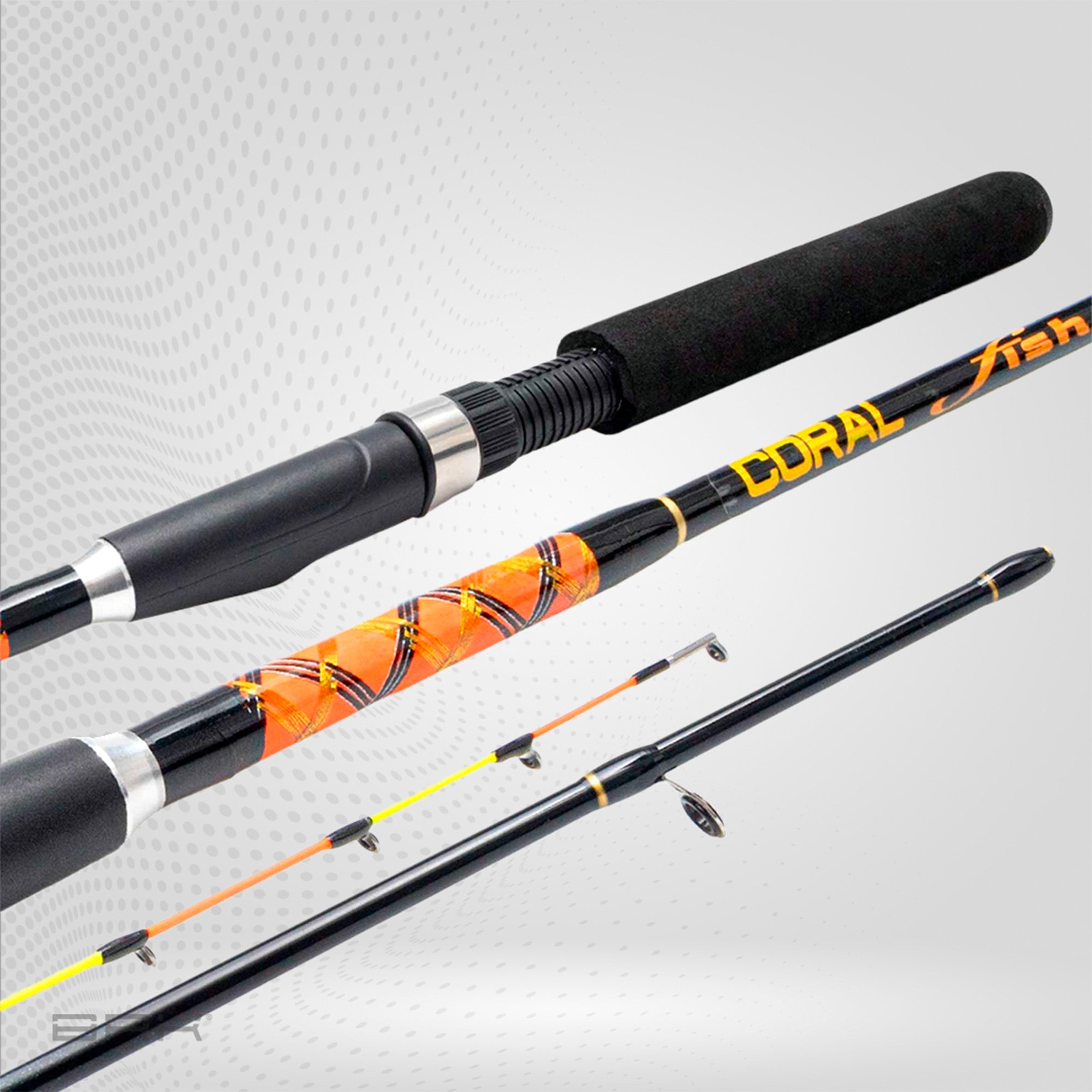 Vara de Pesca Maruri Coral S-1952 17lb 1,95m - Molinete (2 Partes) - Brk Fishing