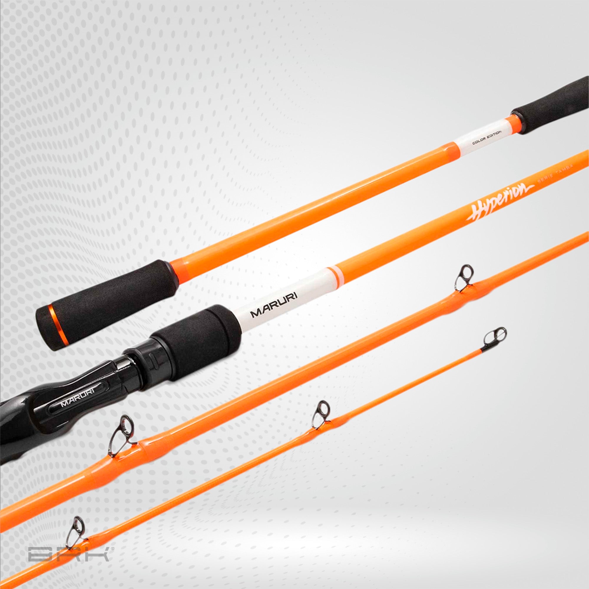 Vara de Pesca Maruri Laranja Hyperion C-902H 60lb 2,70m - Carretilha (2 Partes) - Brk Fishing