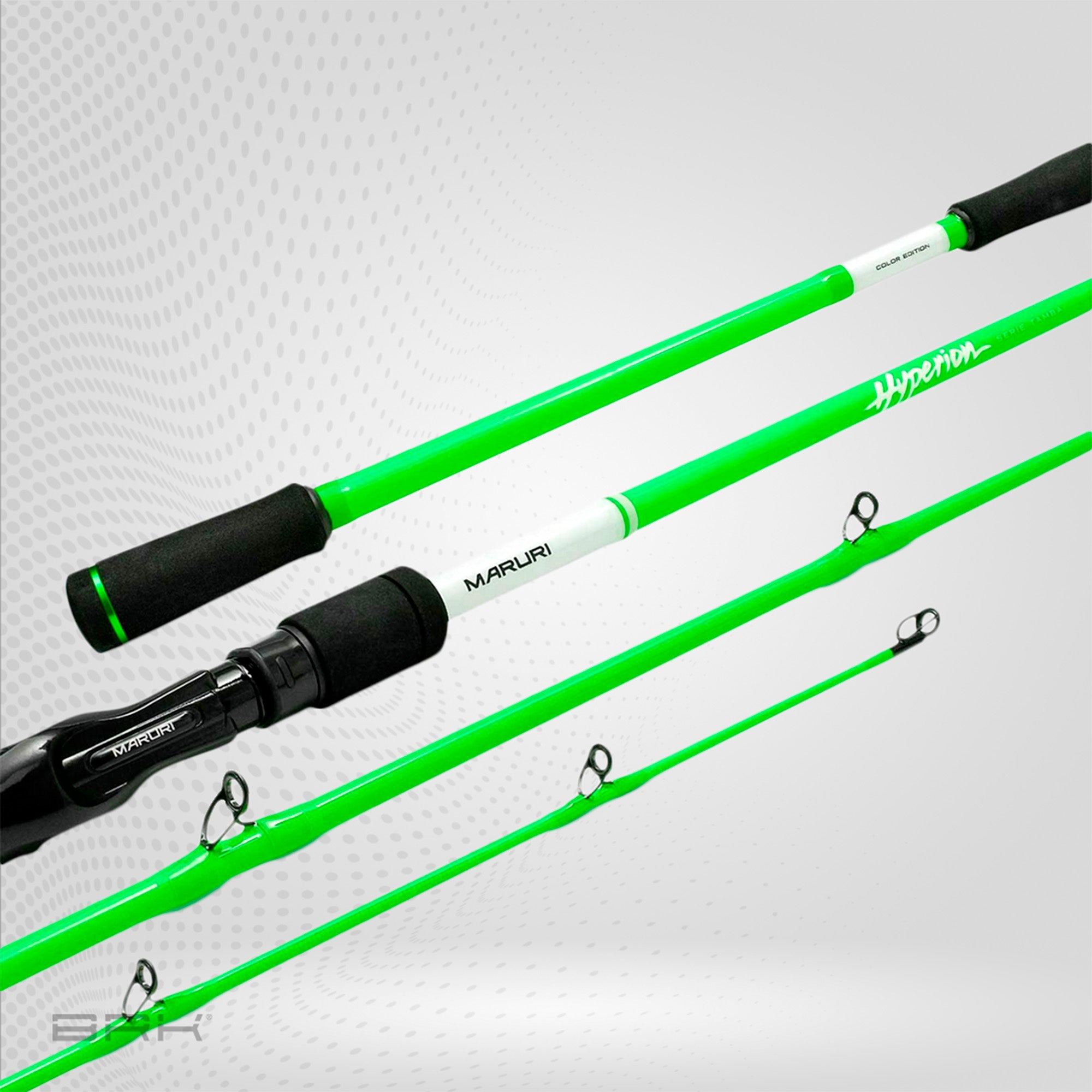 Vara de Pesca Maruri Verde Hyperion C-902H 60lb 2,70m - Carretilha (2 Partes) - Brk Fishing