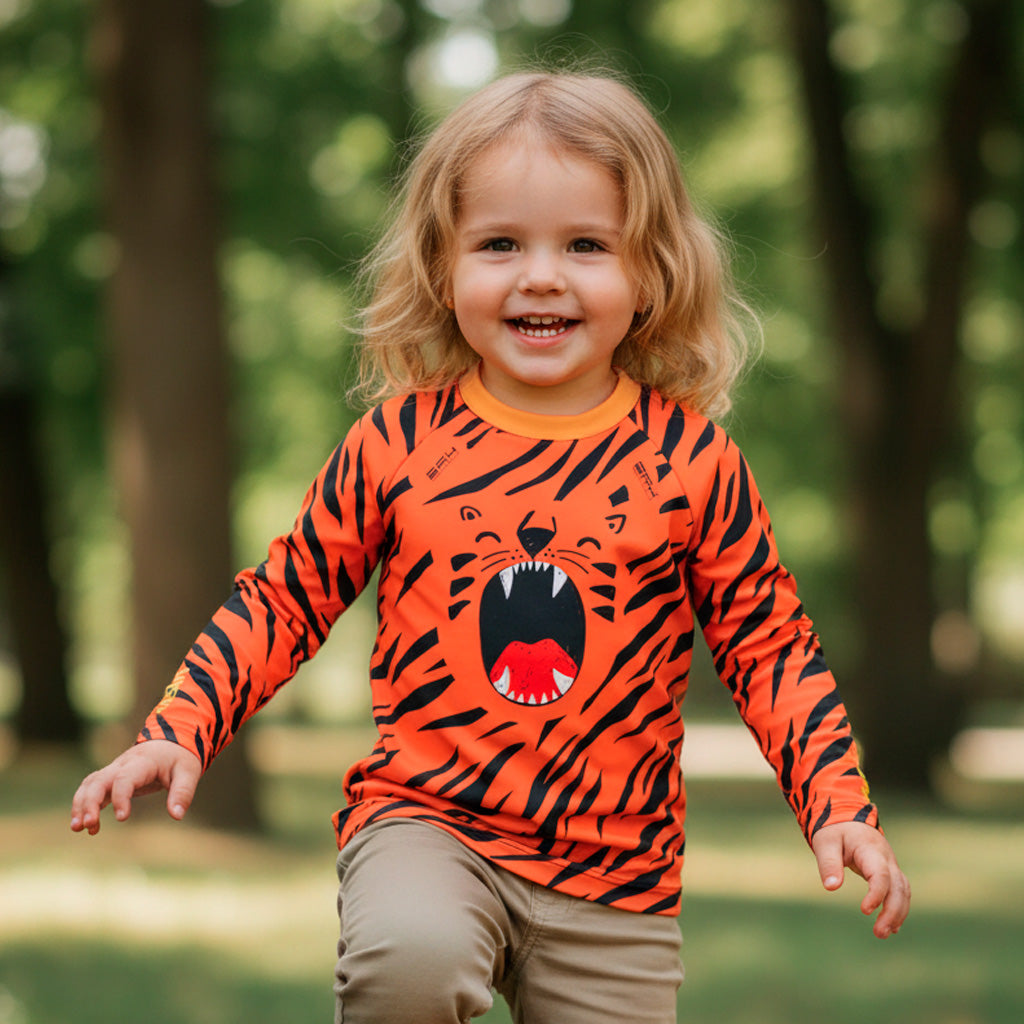 Camisa de Pesca Kids Brk Tigrinho com Proteção UV50 Brk Fishing