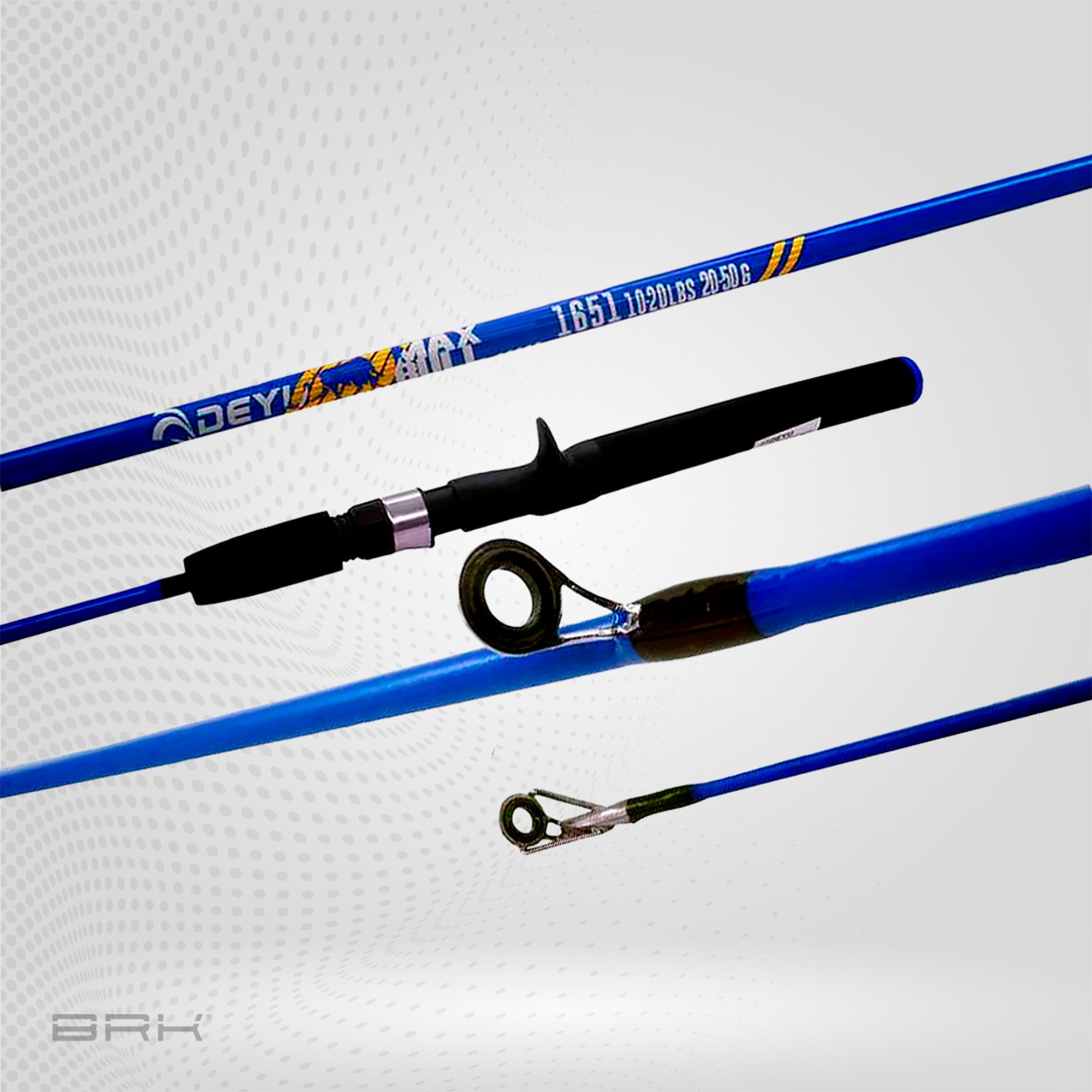Vara de Pesca Deyu Max Bull MB-SFS1801M 20lbs 1,80m | Azul - Carretilha (Inteiriça) Brk Fishing