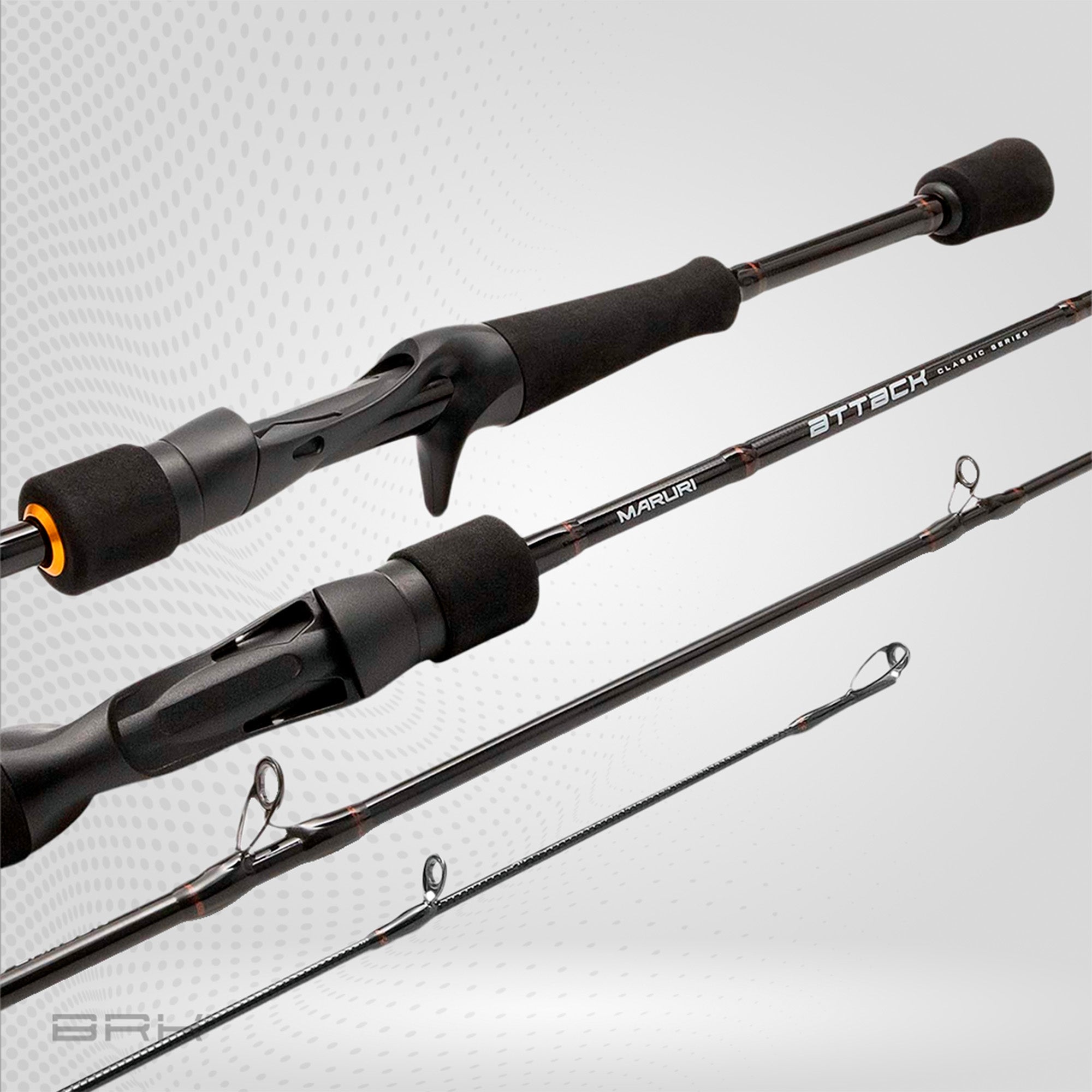 Vara de Pesca Maruri Attack C-561MH 20lb 1,65m - Carretilha (Inteiriça) - Brk Fishing