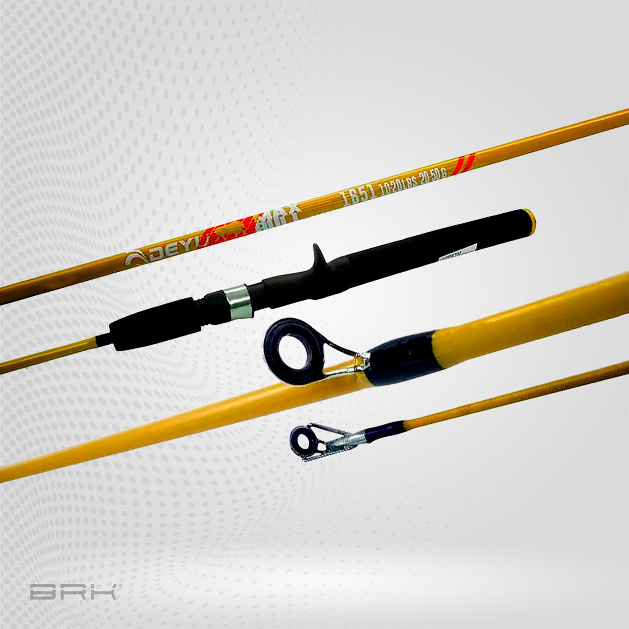 Vara de Pesca Deyu Max Bull MB-CFS1651M 20lbs 1,65m | Dourada - Carretilha (Inteiriça) - Brk Fishing