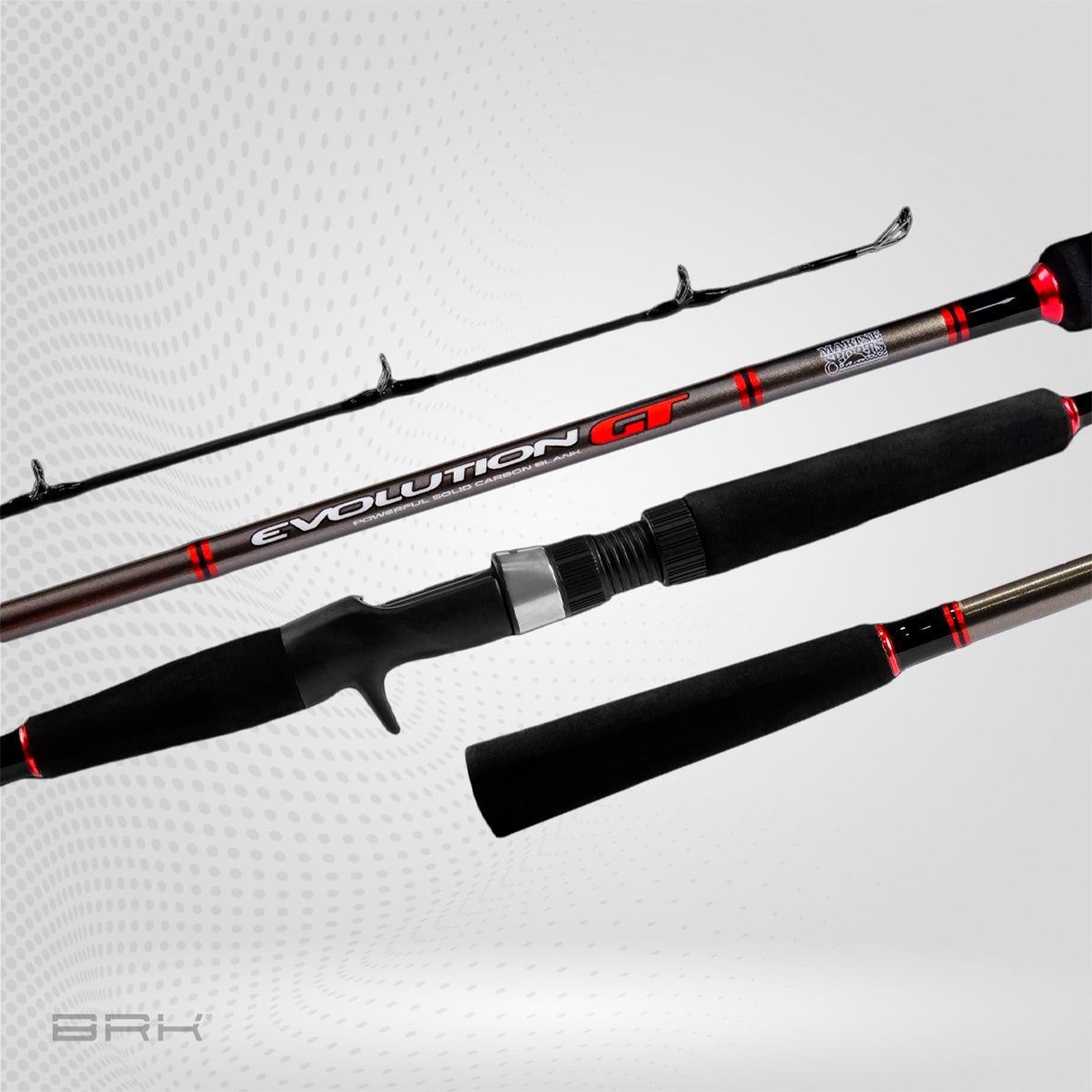 Vara de Pesca Marine Sports Evolution GT EVGT-C661XH 80lbs 1,98m - Carretilha (Inteiriça) - Brk Fishing