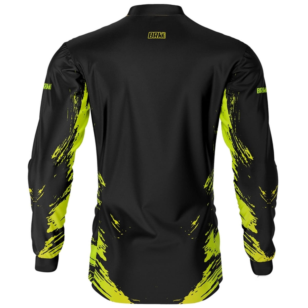 Camisa de Pesca Masculina Brk Yellow Flush com UV50+ - Brk Fishing