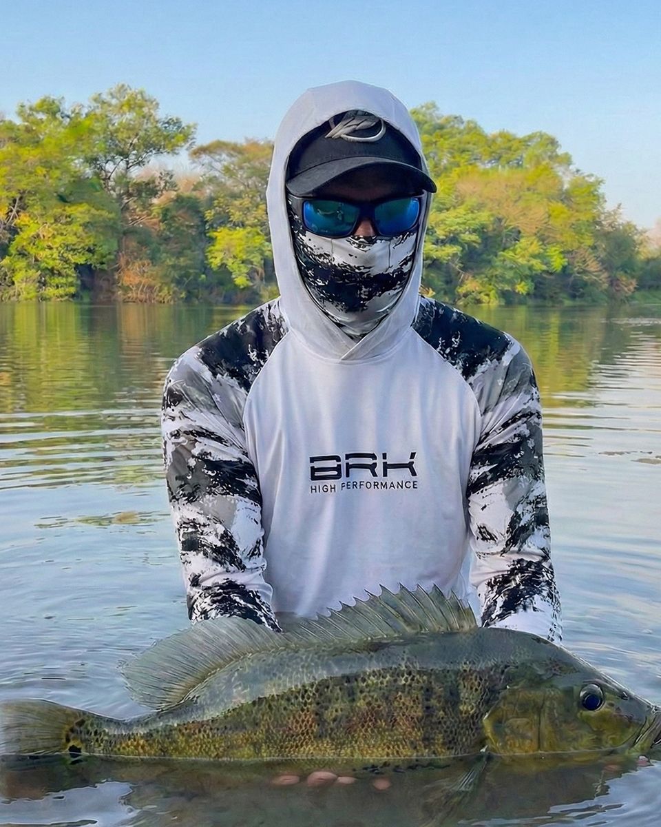 Camisa FusionX Brk Fishing Nevoa com Proteção UV50+