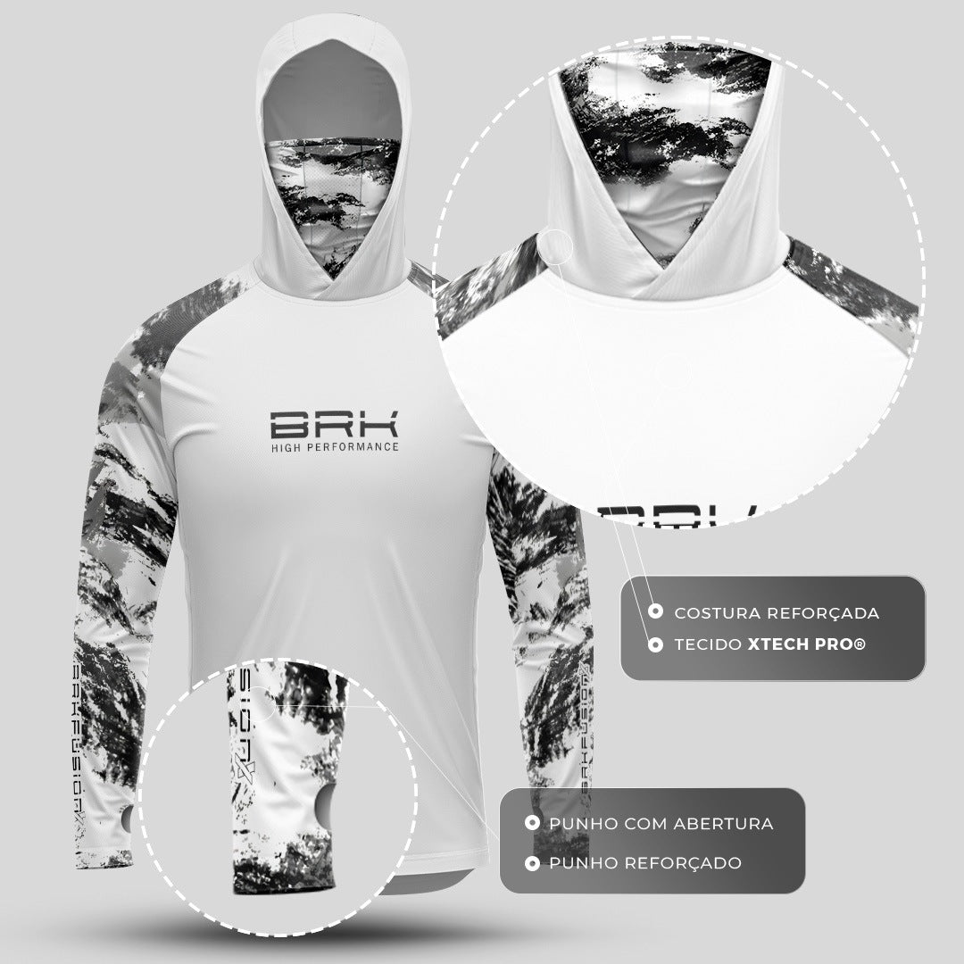 Camisa FusionX Brk Fishing Nevoa com Proteção UV50+