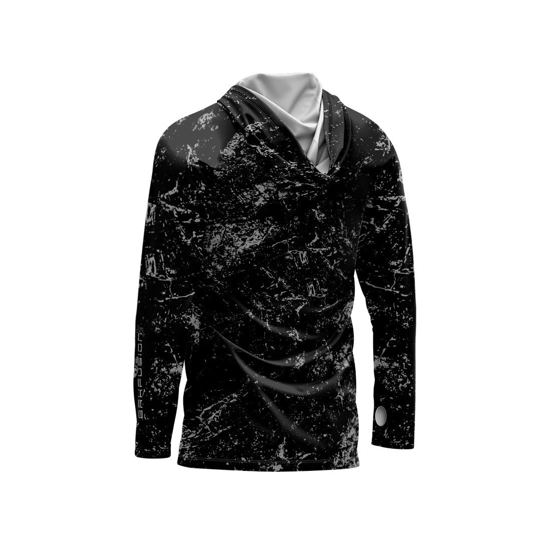 Camisa FusionX Brk Fishing Preto com Proteção UV50+