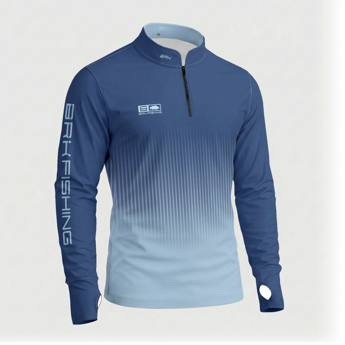 Camisa ArmorX Degradê Azul Marinho com Proteção UV50+