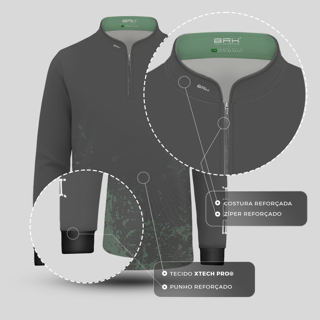 Camisa Brk Dia dos Pais Infantil De Geração em Geração Amor e Pescaria com UV50+