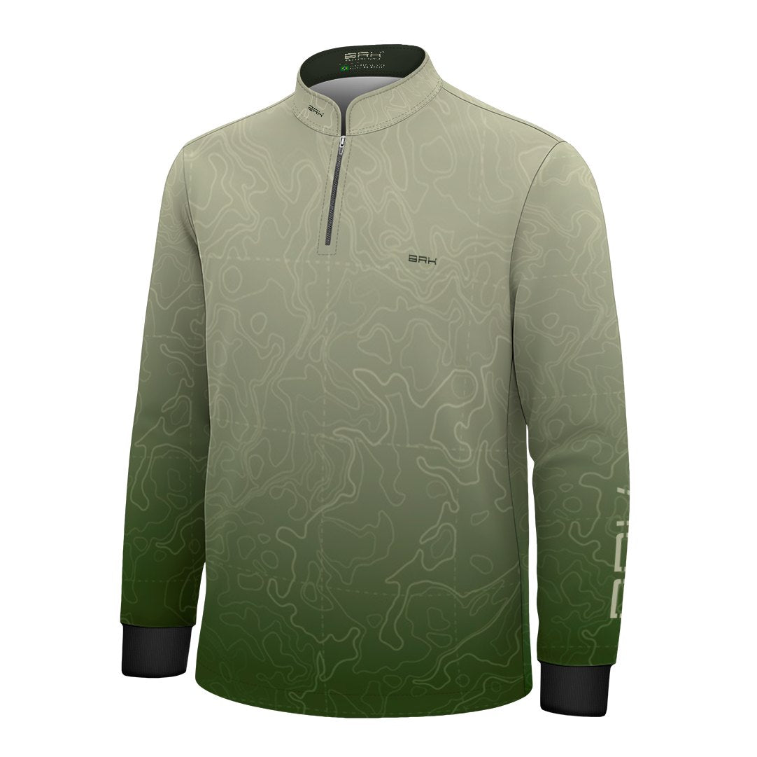 Camisa Brk Dia dos Pais Infantil Pai Parceiro de Pesca e da Vida com UV50+