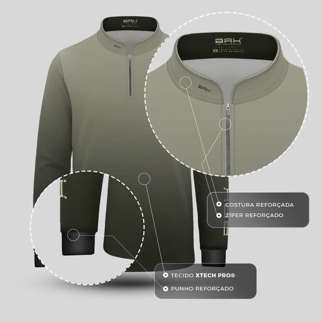 Camisa Brk Dia dos Pais Infantil Parceiro de Pesca e da Vida com UV50+