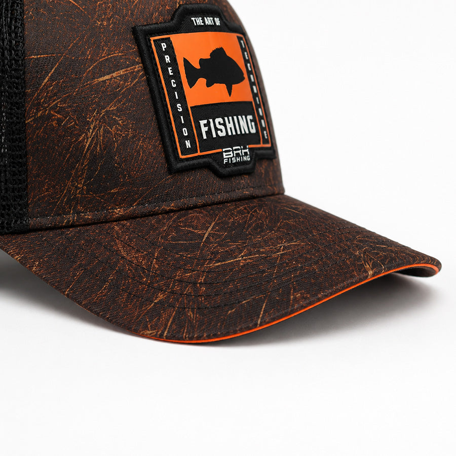 Boné BRK Fishing Realtree Laranja
