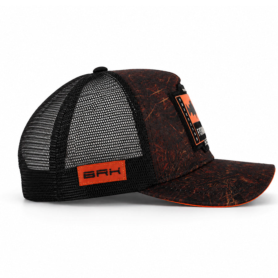 Boné BRK Fishing Realtree Laranja
