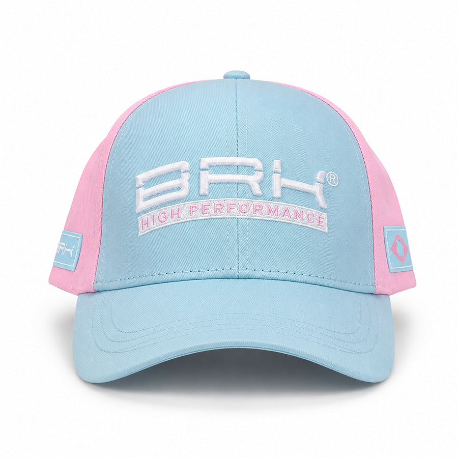 Boné de Pesca Feminino Azul e Rosa