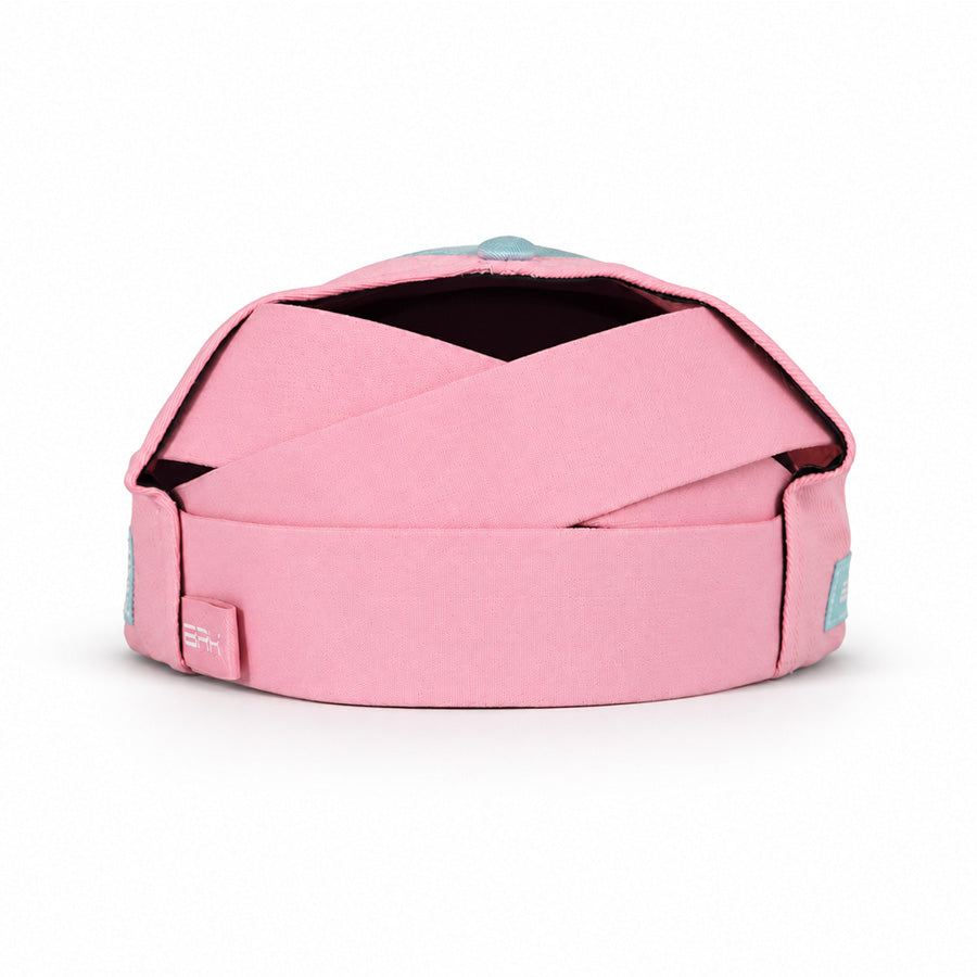 Boné de Pesca Feminino Azul e Rosa