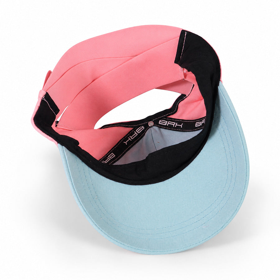 Boné de Pesca Feminino Azul e Rosa