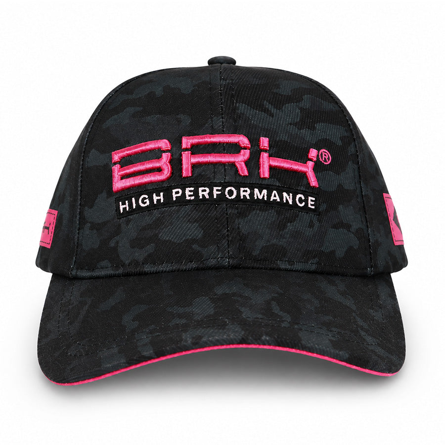 Boné de Pesca Feminino Camuflado com Rosa