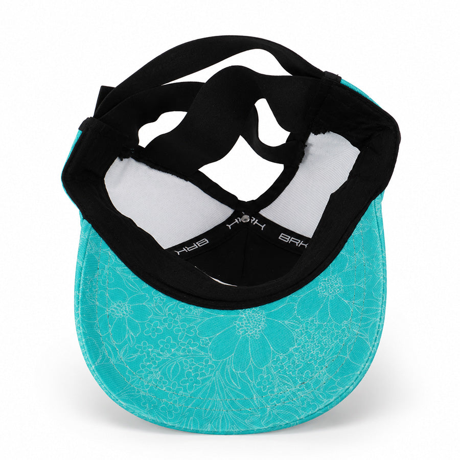 Boné de Pesca Feminino Preto e Verde Tiffany