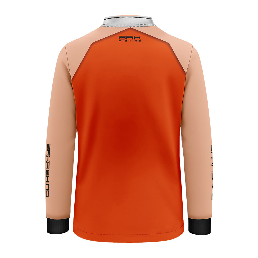 Camisa Infantil de Pesca Brk Fly Fishing Lure com UV50+
