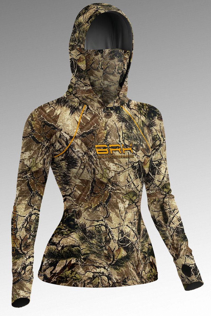 Camisa FusionX Feminina Brk Forest Hunter com Proteção UV50+