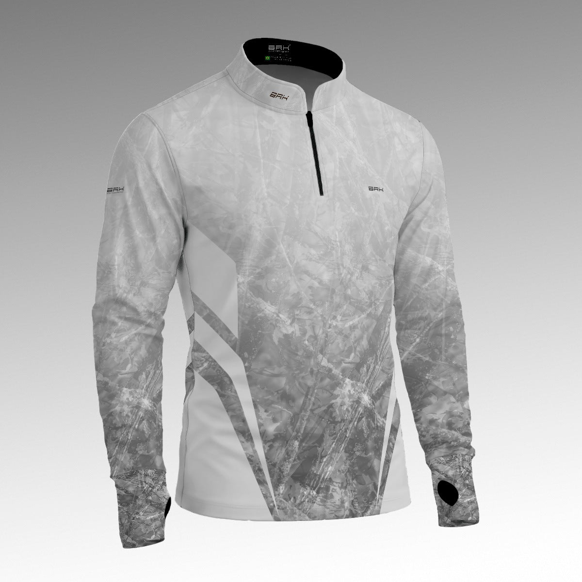 Camisa ArmorX Brk Álamo Branco com Luva e Proteção UV50+