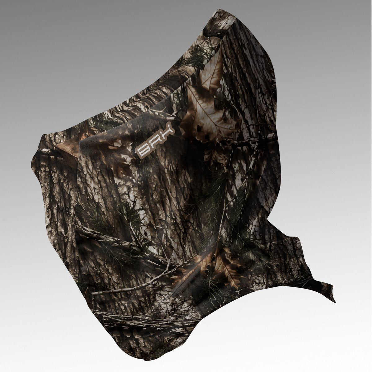 Bandana Black Mask Brk Bark UV50+