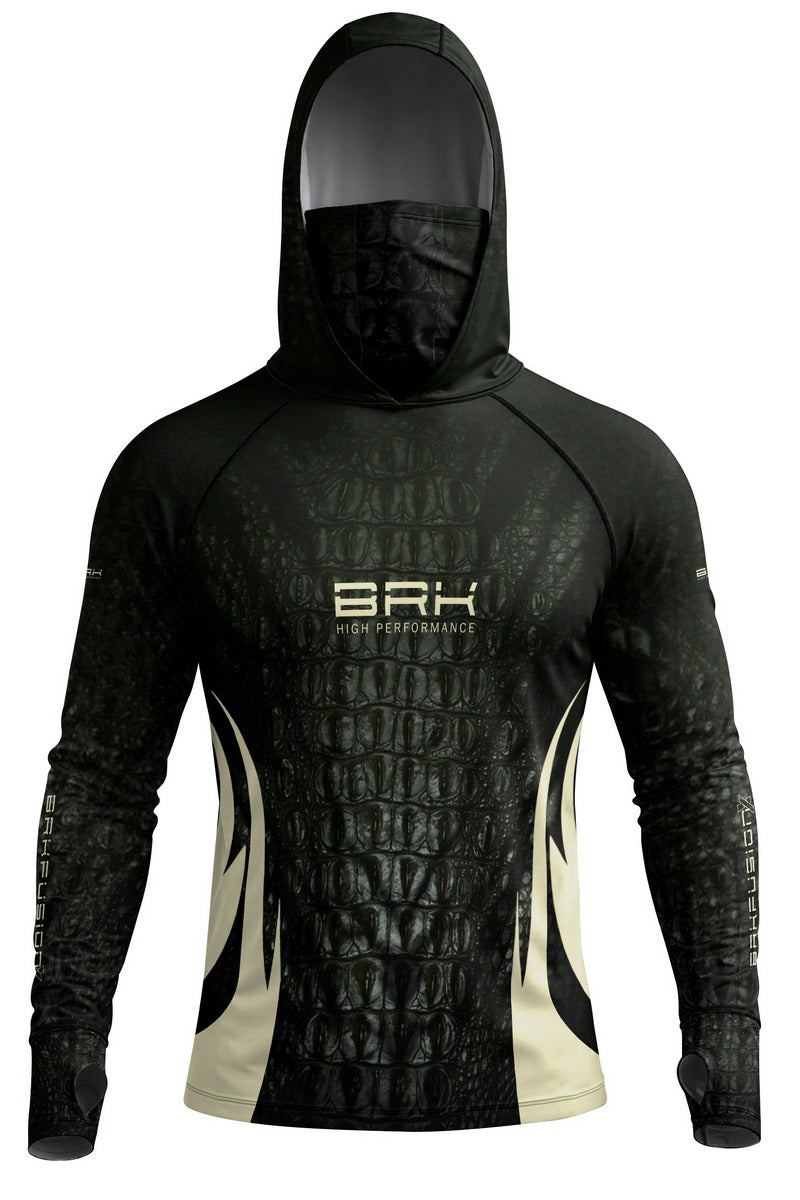 Camisa FusionX Réptil Brk Croco Black com Proteção UV50+