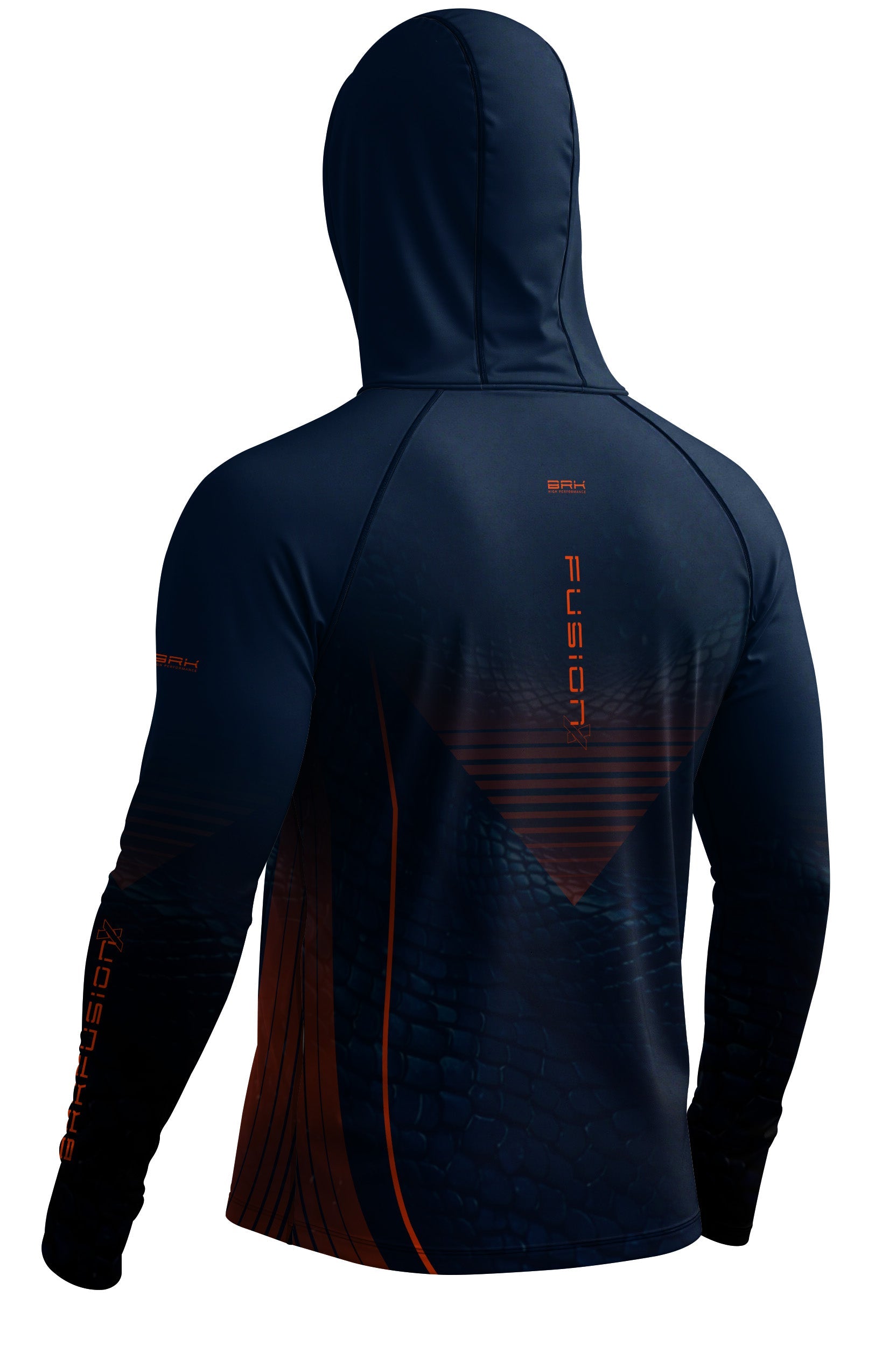 Camisa FusionX Réptil Brk Snake Vortex Azul Marinho com Proteção UV50+