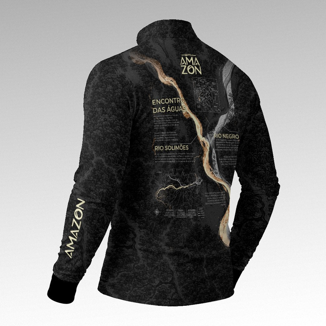 Camisa Amazon Encontro das Águas Preta