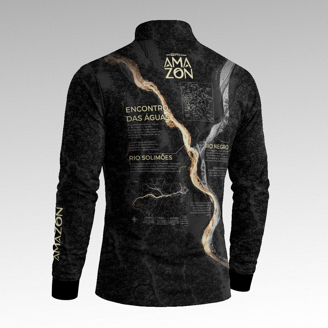 Camisa Amazon Encontro das Águas Preta