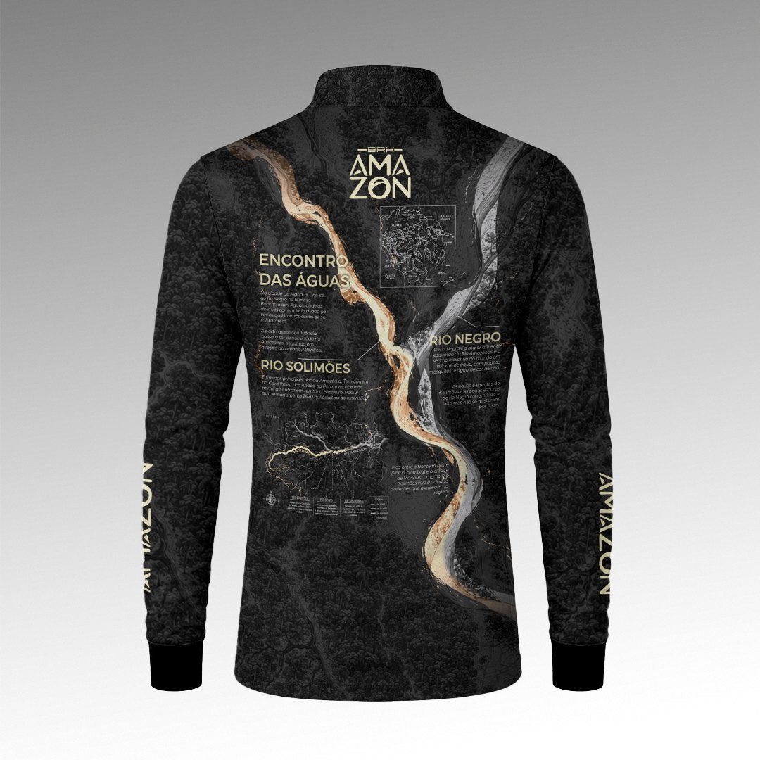 Camisa Amazon Encontro das Águas Preta