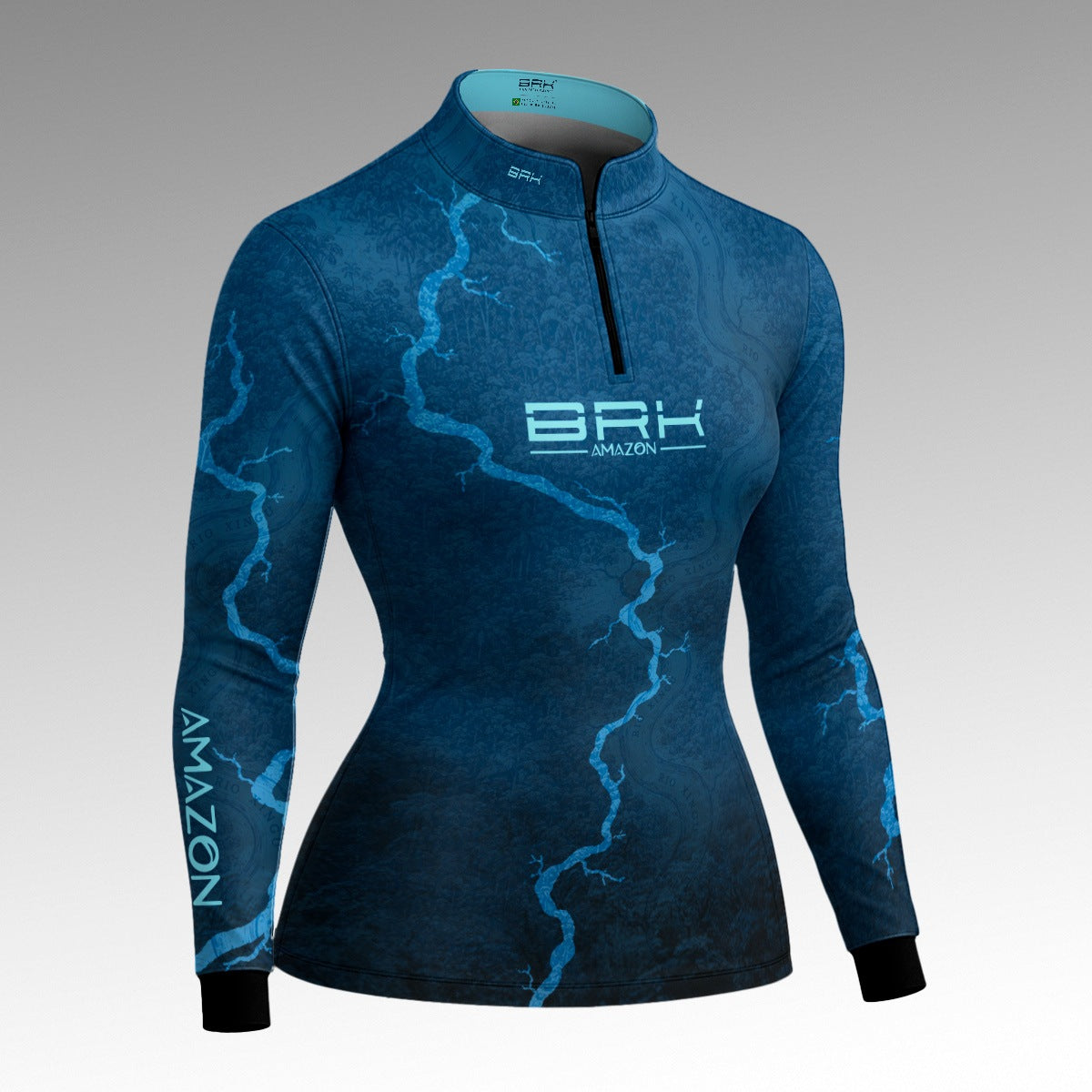Camisa Feminina Amazon Rio Xingu Azul Marinho