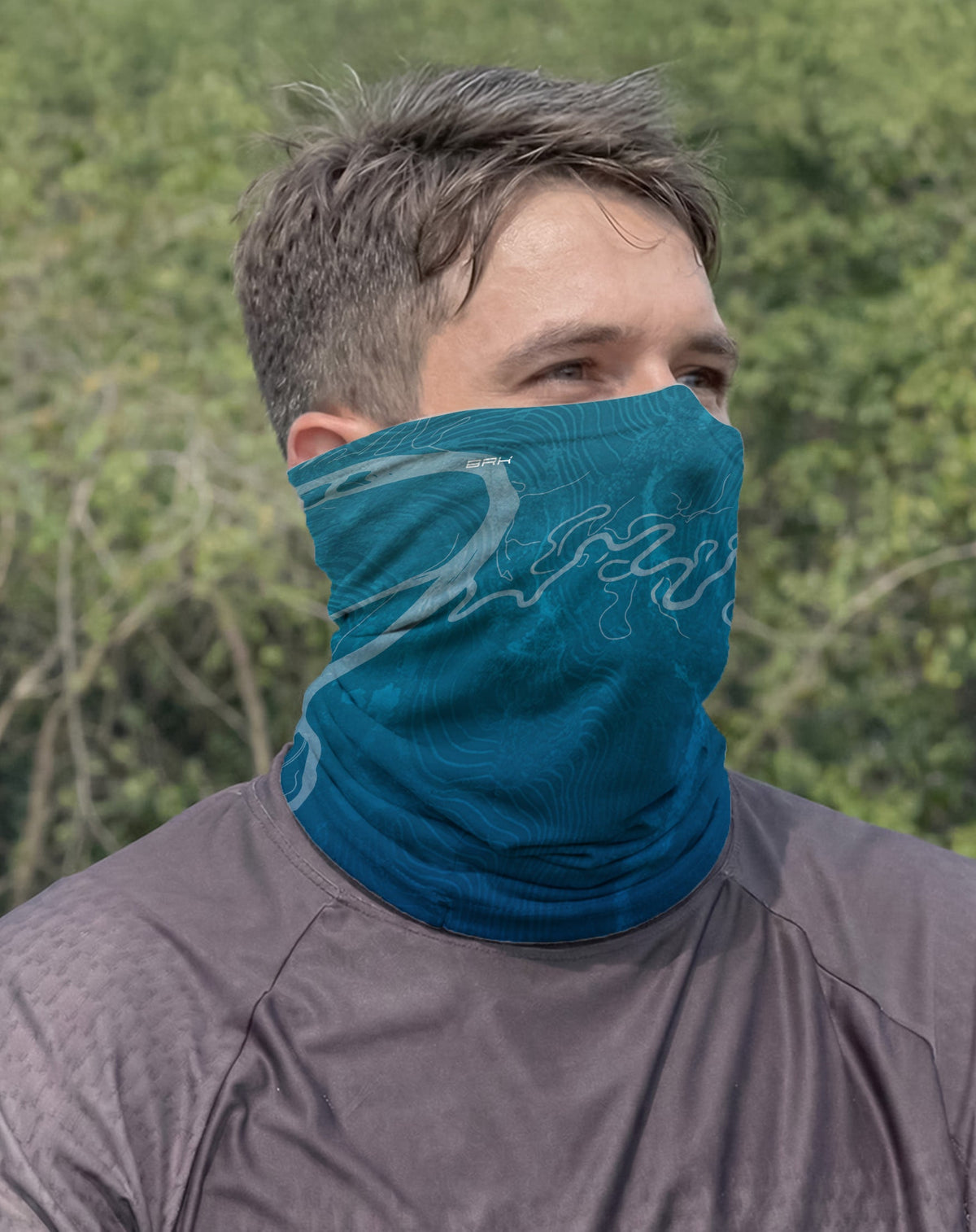 Bandana Amazon Rio Amazonas Azul com UV50+