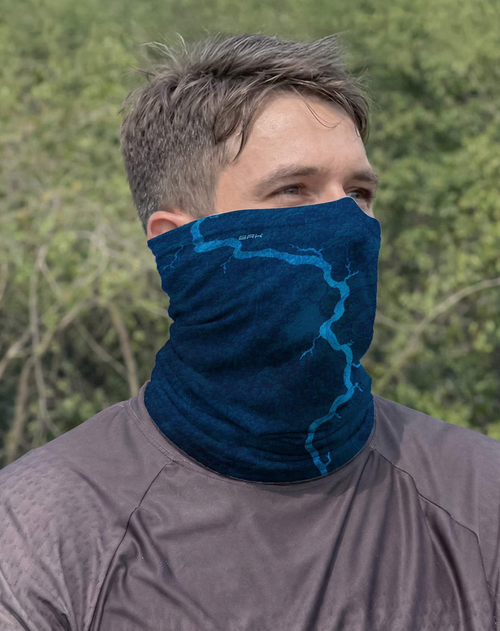 Bandana Amazon Rio Xingu Azul com UV50+