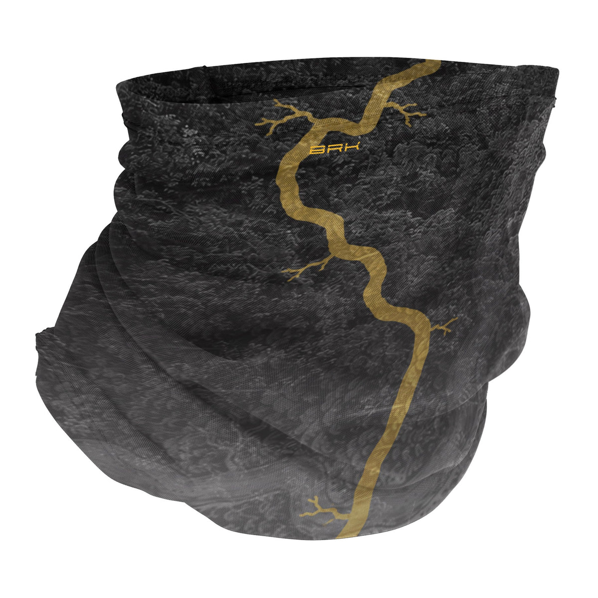 Bandana Amazon Rio Negro Preto Ocre com UV50+