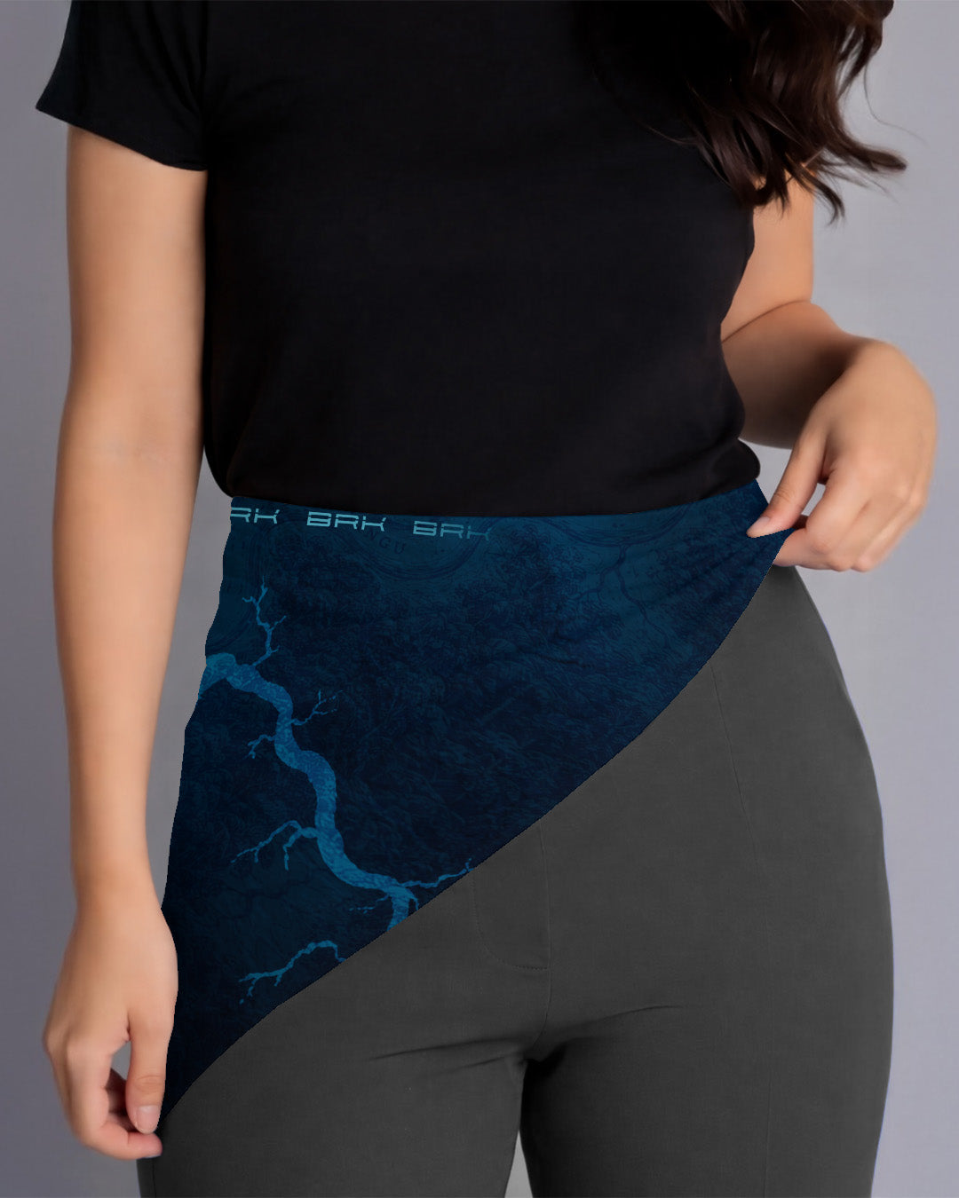 Lenço Feminino Amazon Rio Xingu com Proteção UV50