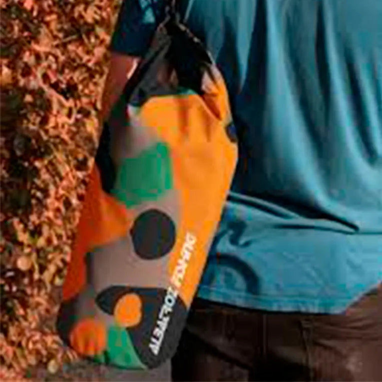 Bolsa Saco Estanque Albatroz Prova D'agua 15 Lts Camu Laranja - Brk Fishing