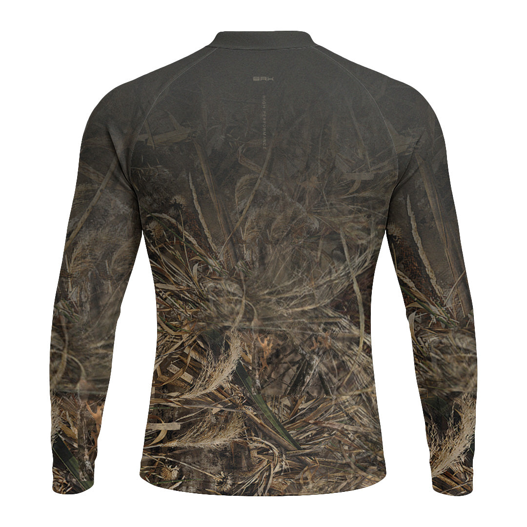 Camisa Raglan Brk Camuflada Real Tree com Proteção Uv50+ - Tamanho: G