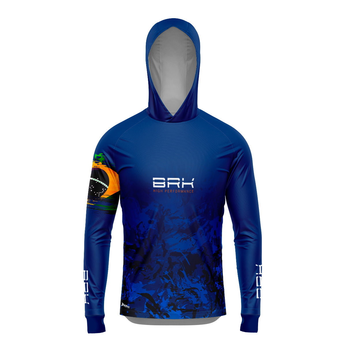 Camisa de Pesca com Capuz Brk Peacock Bass com Proteção Solar UV50+ - Brk Fishing