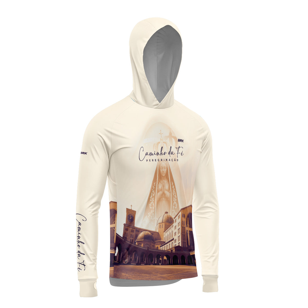 Camisa com Capuz Brk Caminho da Fe Catedral com Proteção Uv50+ - Tamanho: M