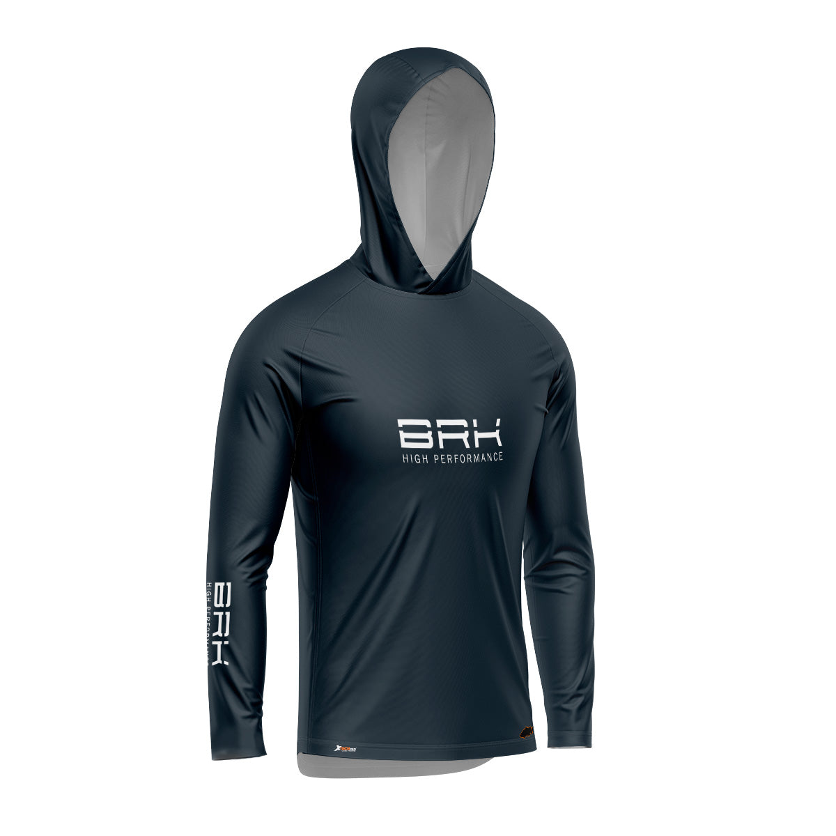 Camisa de Pesca com Capuz Brk Chumbo Tucunare com Proteção Uv50+ - Tamanho: M