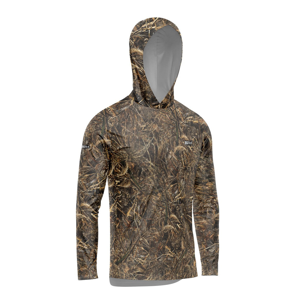 Camisa de Pesca com Capuz Brk Real Tree com Proteção Uv50+ - Tamanho: P