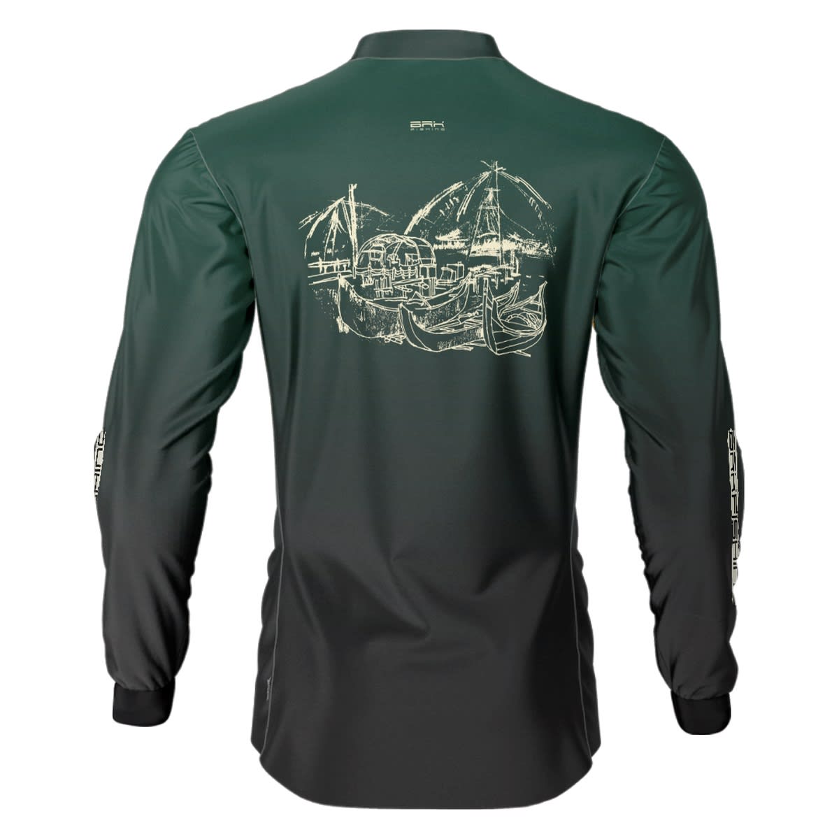 Camisa de Pesca Brk Old Fishing com UV50+ - Brk Fishing
