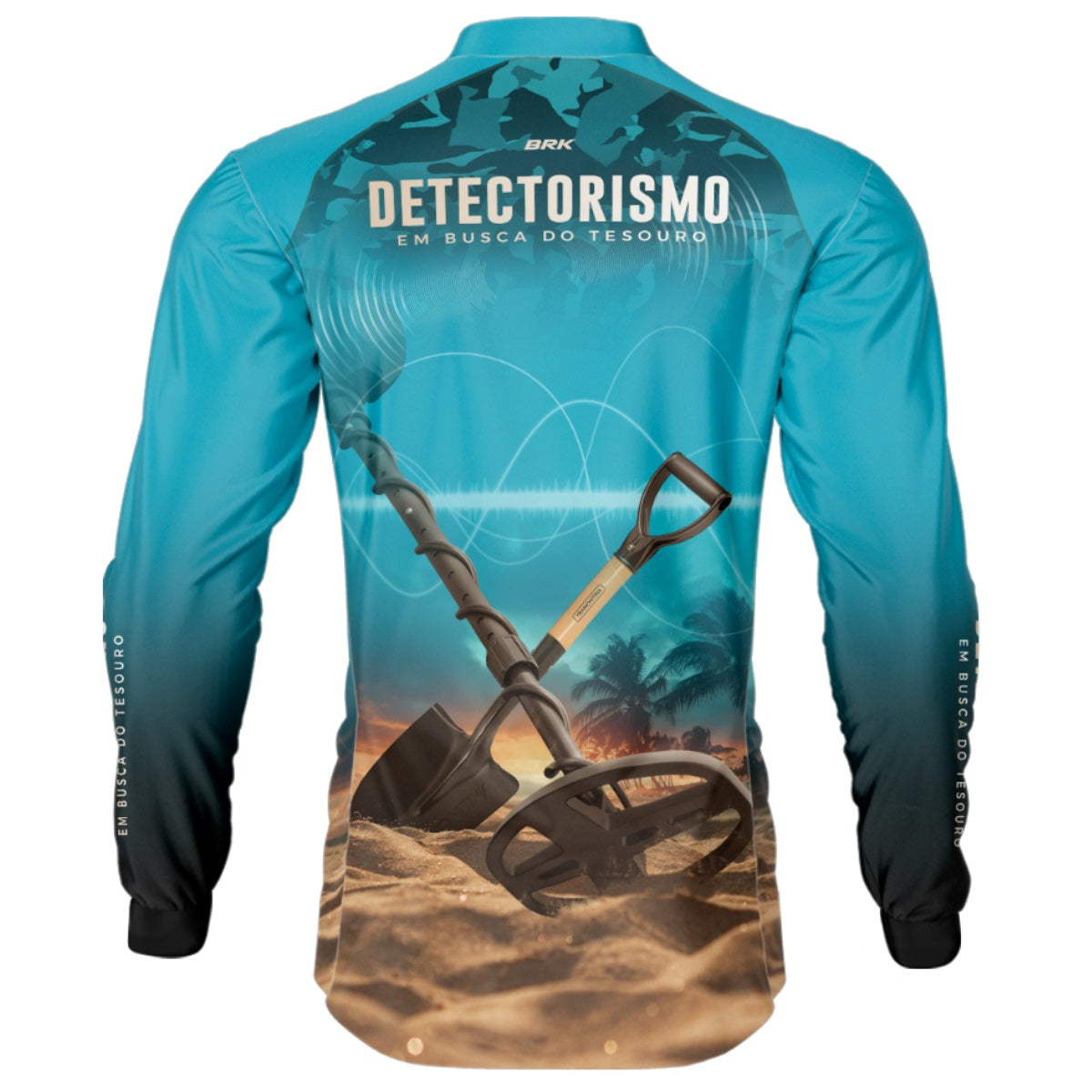 Camisa Brk Profissões Detectorismo Clara com UV50+ - Brk Fishing